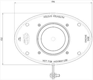 Boitier admission carbone ovale OTA pour MINI II Cooper S_1