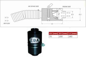 Boitier admission dynamique CDA BMC MINI I - II_1