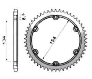 couronne acier 39 dents pour porte couronne PBR