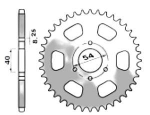 Couronne aluminium 32 dents