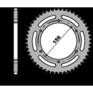 couronne aluminium 57 dents