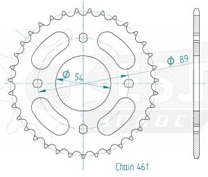 Couronne acier 35 dents