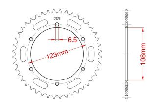 Couronne acier 53 dents