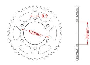 Couronne acier 48 dents