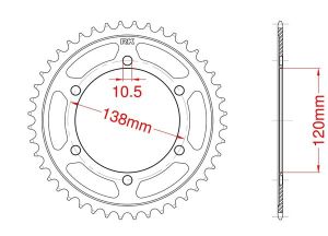 Couronne acier 36 dents