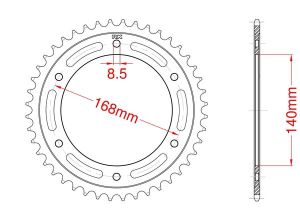 Couronne acier 41 dents