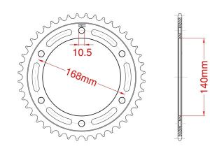 Couronne acier 42 dents_1