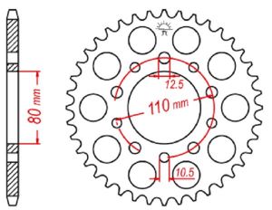 Couronne acier 39 dents