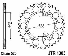 Couronne acier 43 dents