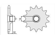 Pignon avant 13 dents
