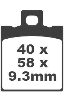 Jeu de plaquettes de frein PREMIER Kevlar