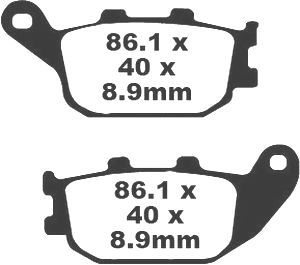 Jeu de plaquettes de frein PREMIER Kevlar