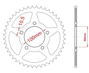 Couronne alu 44 dts 530 80-100_1