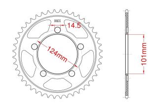 Couronne acier 38 dents