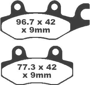 Jeu de plaquettes de frein PREMIER Kevlar