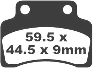 Jeu de plaquettes de frein PREMIER Kevlar_1