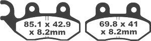 Jeu de plaquettes de frein PREMIER Kevlar_1