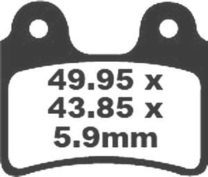 Jeu de plaquettes Goldfren 75% métal_1